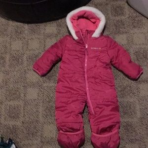 Pink platinum snowsuit 18 months